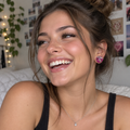 Glitter gauges pink