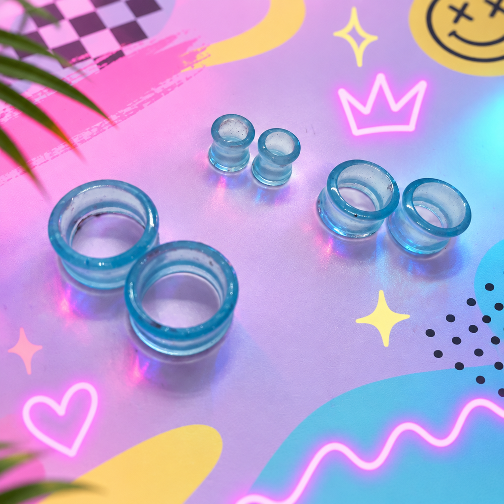 Blue ear gauges