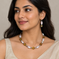 Natural stone necklace