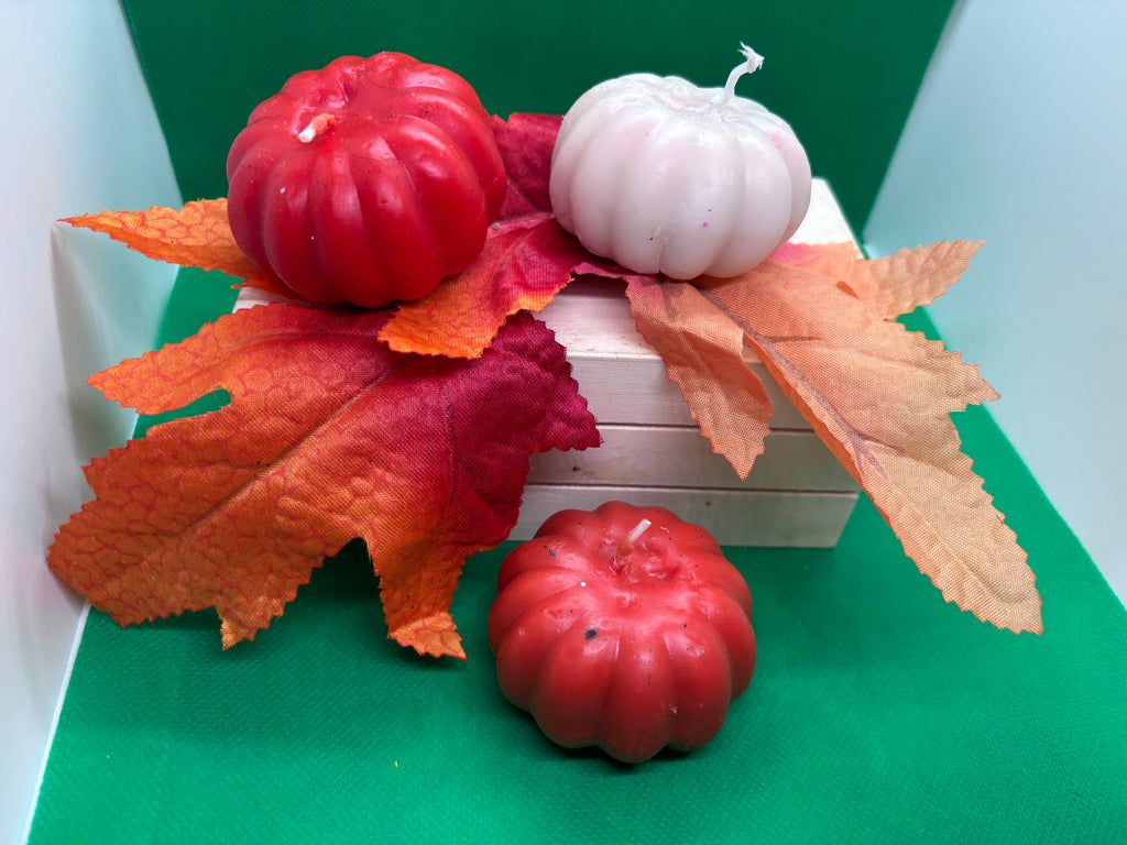 Pumpkin candles