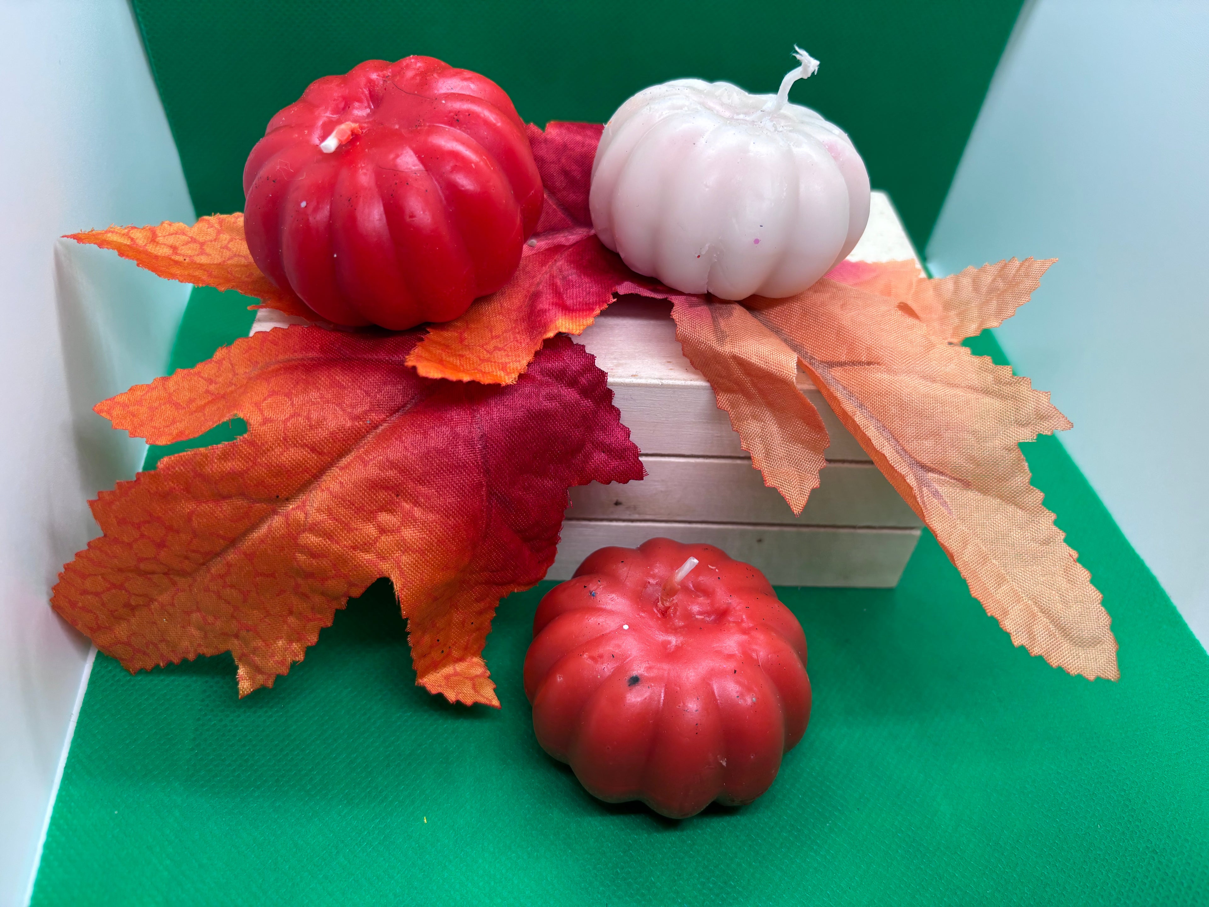 Pumpkin candles