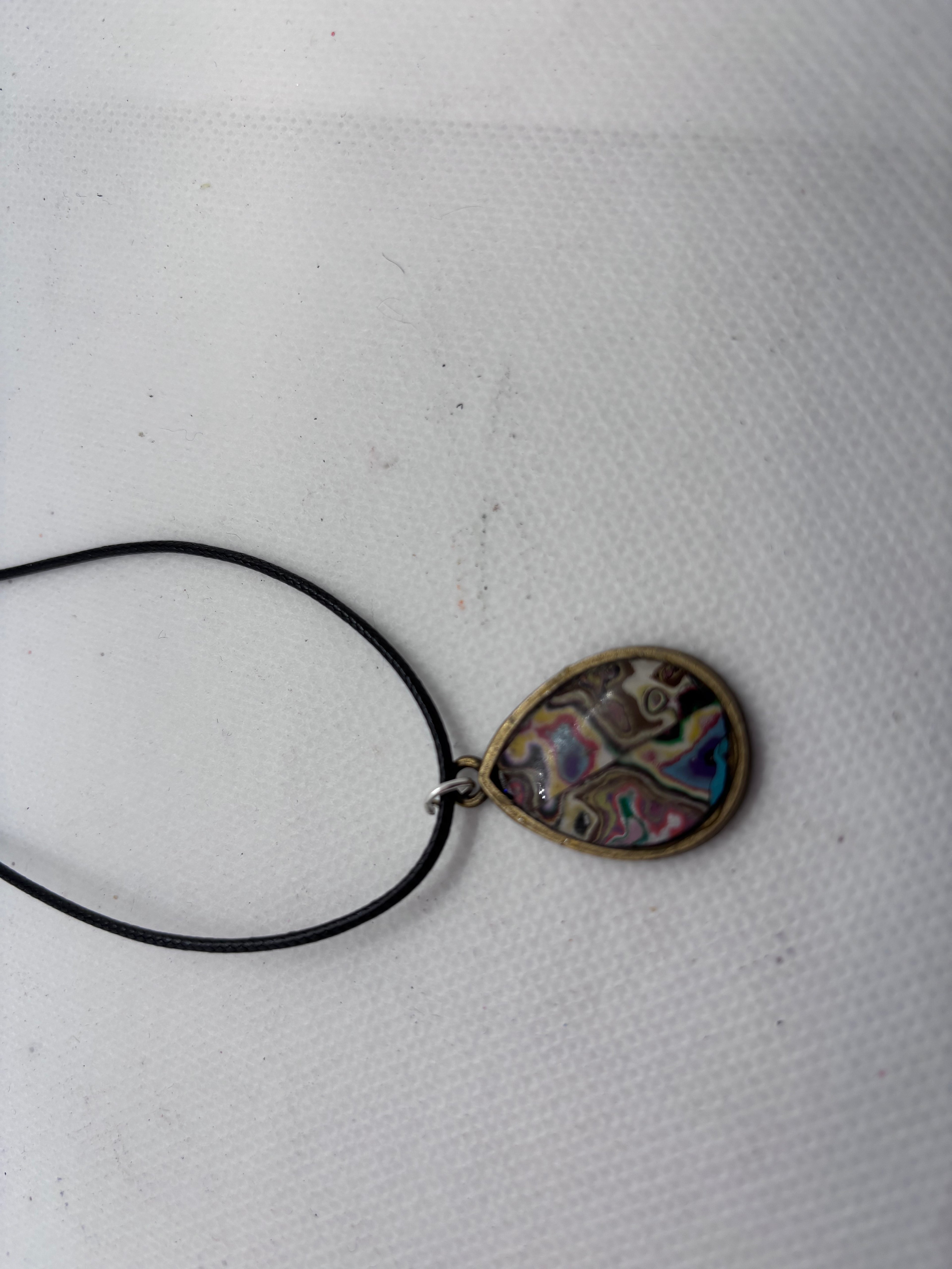 Fordite Graffiti Necklace — Wearable Street Art from Albuquerque