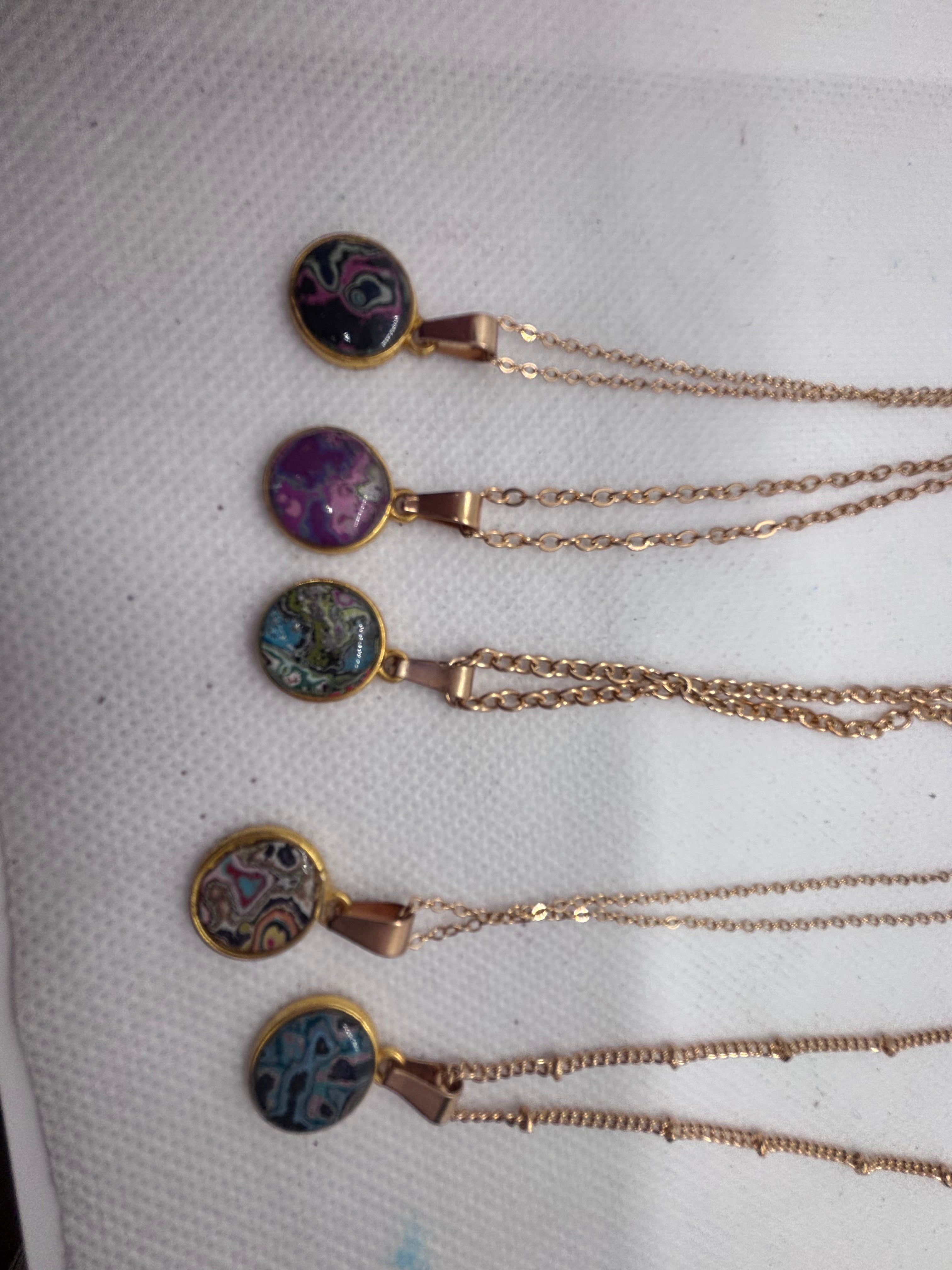 Graffstyle Gold Necklace with small pendant