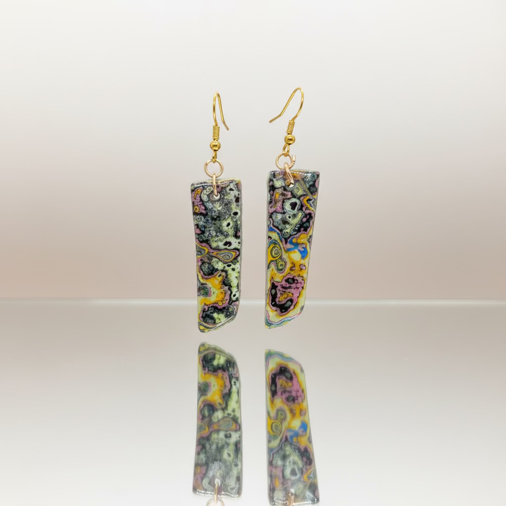 Upcycled earrings
