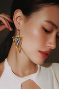 Layered Graffite earrings