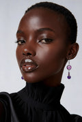 Untitled Graffiti layer earrings